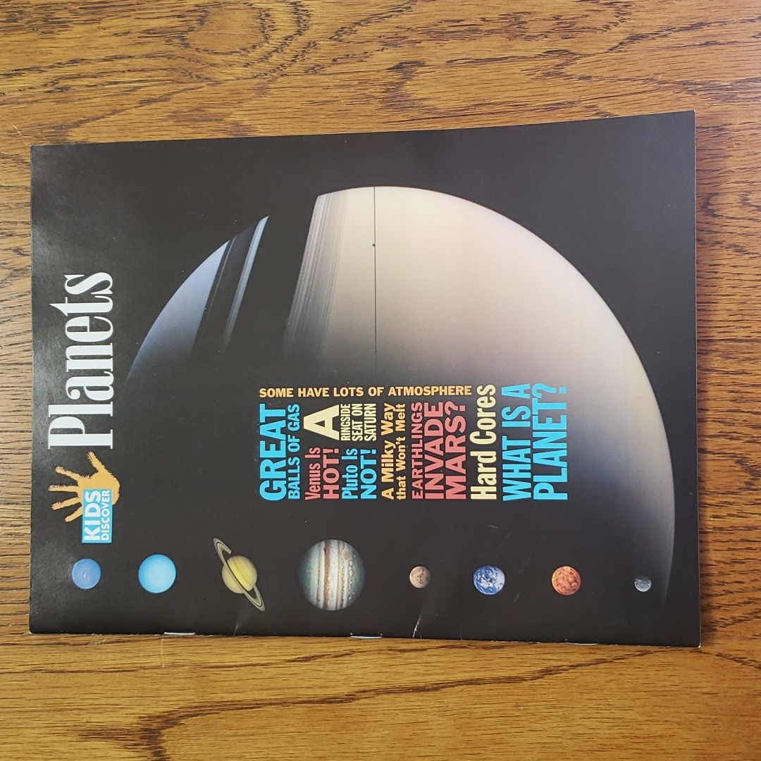 Vintage Y2k Kids Discover Magazine Planets Volume 16 Issue 10 October 2006